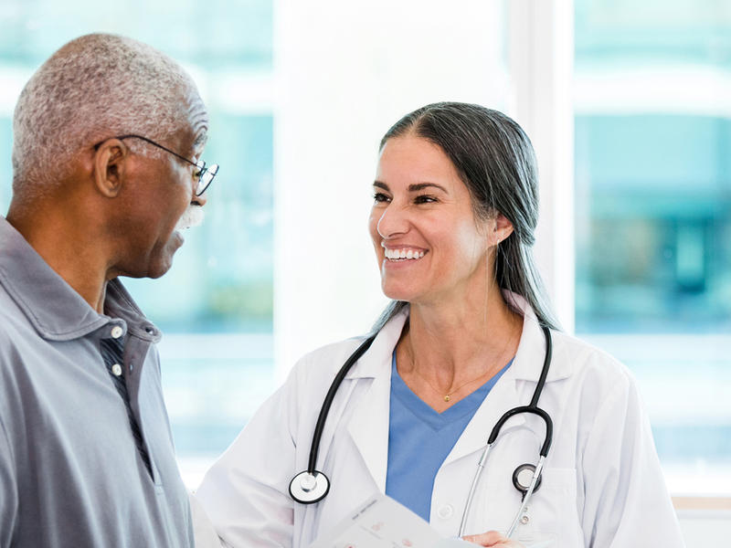 Man and Female Doctor