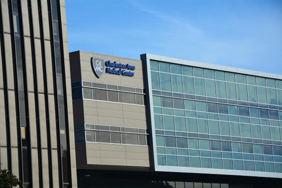 View of Memorial Hospital with Medical Staff Office Building