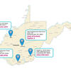 Map of telemedicine centers