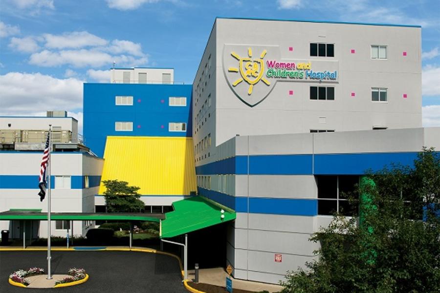 Exterior of CAMC Women and Children's Hospital
